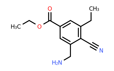 1805101-17-0 | Ethyl 3-aminomethyl-4-cyano-5-ethylbenzoate