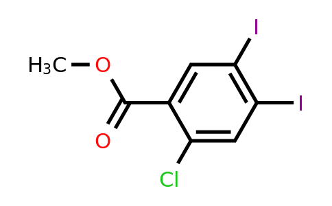 1805118-38-0 | Methyl 2-chloro-4,5-diiodobenzoate