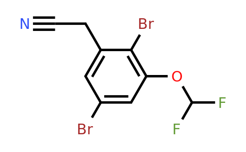 1805120-93-7 | 2,5-Dibromo-3-(difluoromethoxy)phenylacetonitrile