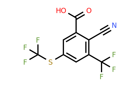 1805121-68-9 | 2-Cyano-3-trifluoromethyl-5-(trifluoromethylthio)benzoic acid