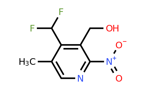 1805126-38-8 | 4-(Difluoromethyl)-5-methyl-2-nitropyridine-3-methanol