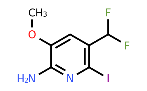 1805131-97-8 | 2-Amino-5-(difluoromethyl)-6-iodo-3-methoxypyridine