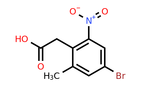 1805142-58-8 | Ácido 4-bromo-2-metil-6-nitrofenilacético