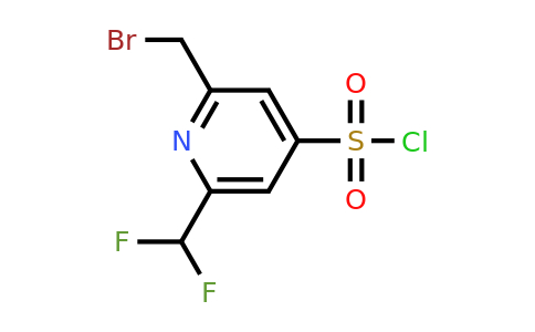 1805144-60-8 | 2-(Bromomethyl)-6-(difluoromethyl)pyridine-4-sulfonyl chloride