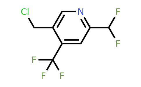 1805144-91-5 | 5-(Chloromethyl)-2-(difluoromethyl)-4-(trifluoromethyl)pyridine