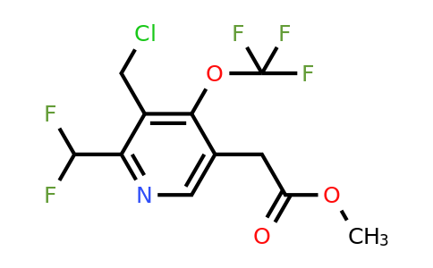 1805157-01-0 | Methyl 3-(chloromethyl)-2-(difluoromethyl)-4-(trifluoromethoxy)pyridine-5-acetate