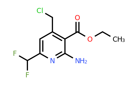 1805159-28-7 | Ethyl 2-amino-4-(chloromethyl)-6-(difluoromethyl)pyridine-3-carboxylate