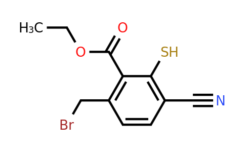 1805177-69-8 | Ethyl 6-bromomethyl-3-cyano-2-mercaptobenzoate
