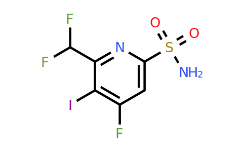 1805192-22-6 | 2-(Difluoromethyl)-4-fluoro-3-iodopyridine-6-sulfonamide