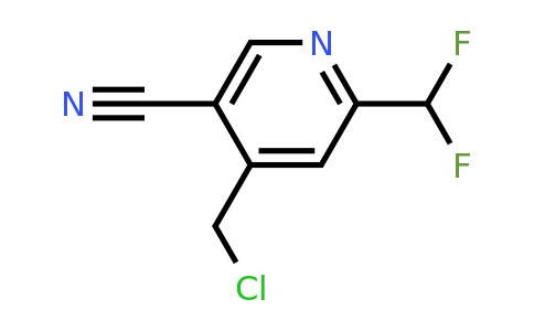 1805203-90-0 | 4-(Chloromethyl)-5-cyano-2-(difluoromethyl)pyridine