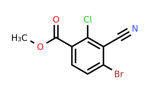 1805209-77-1 | Methyl 4-bromo-2-chloro-3-cyanobenzoate