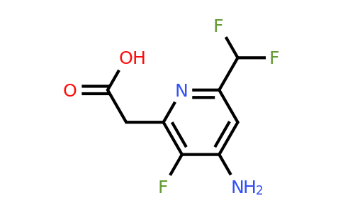 1805211-17-9 | 4-Amino-6-(difluoromethyl)-3-fluoropyridine-2-acetic acid
