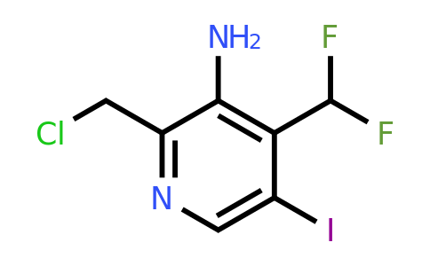 1805214-04-3 | 3-Amino-2-(clorometil)-4-(difluorometil)-5-yodopiridina