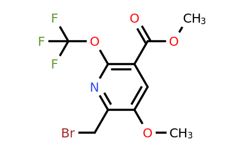 1805215-16-0 | Methyl 2-(bromomethyl)-3-methoxy-6-(trifluoromethoxy)pyridine-5-carboxylate