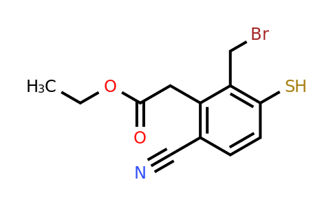 1805218-39-6 | 2-bromometil-6-ciano-3-mercaptofenilacetato de etilo