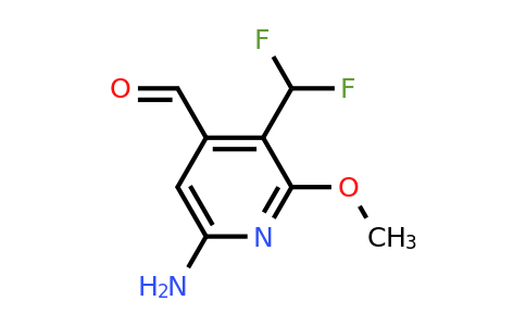 1805219-82-2 | 6-Amino-3-(difluoromethyl)-2-methoxypyridine-4-carboxaldehyde