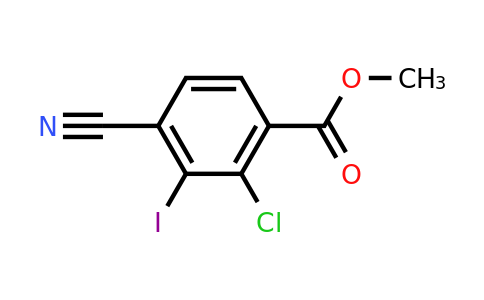 1805221-33-3 | Methyl 2-chloro-4-cyano-3-iodobenzoate