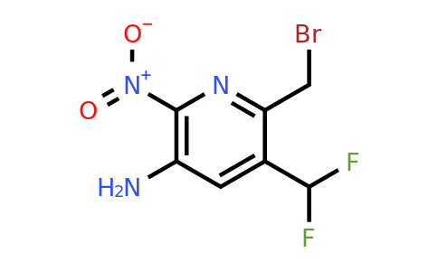 1805226-37-2 | 5-Amino-2-(bromomethyl)-3-(difluoromethyl)-6-nitropyridine