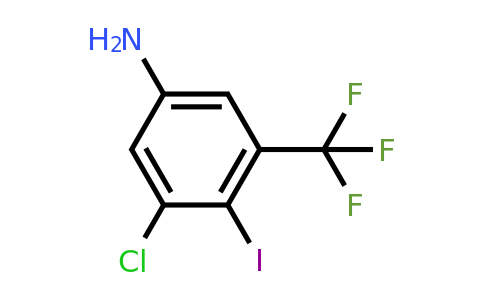1805228-39-0 | 3-Chloro-4-iodo-5-(trifluoromethyl)aniline