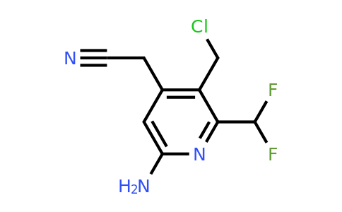1805230-01-6 | 6-Amino-3-(clorometil)-2-(difluorometil)piridina-4-acetonitrilo