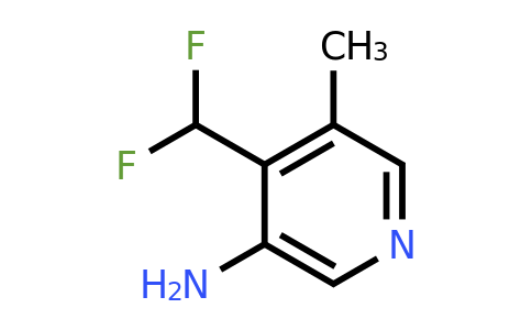 1805256-23-8 | 3-Amino-4-(difluoromethyl)-5-methylpyridine