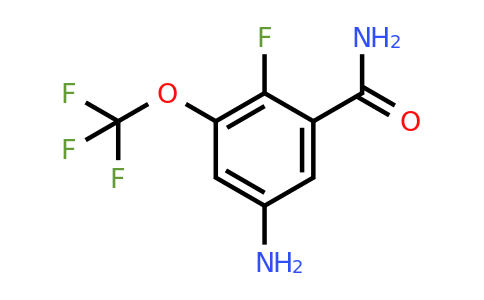 1805276-28-1 | 5-Amino-2-fluoro-3-(trifluoromethoxy)benzamide