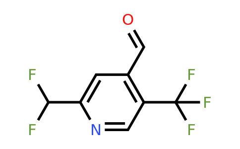 1805285-33-9 | 2-(Difluoromethyl)-5-(trifluoromethyl)pyridine-4-carboxaldehyde
