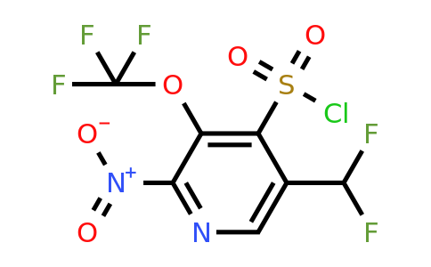 1805295-72-0 | Cloruro de 5-(difluorometil)-2-nitro-3-(trifluorometoxi)piridina-4-sulfonilo