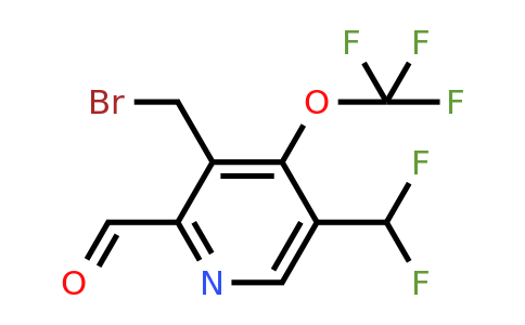 1805302-14-0 | 3-(Bromomethyl)-5-(difluoromethyl)-4-(trifluoromethoxy)pyridine-2-carboxaldehyde