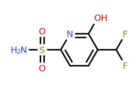1805306-53-9 | 3-(Difluoromethyl)-2-hydroxypyridine-6-sulfonamide