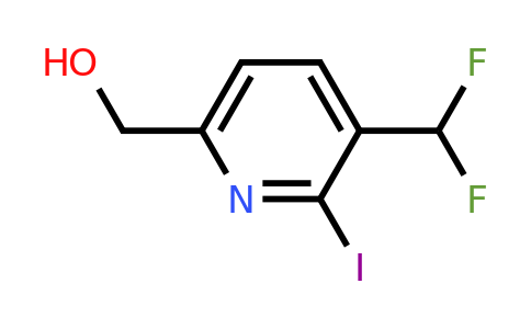 1805315-87-0 | 3-(Difluoromethyl)-2-iodopyridine-6-methanol