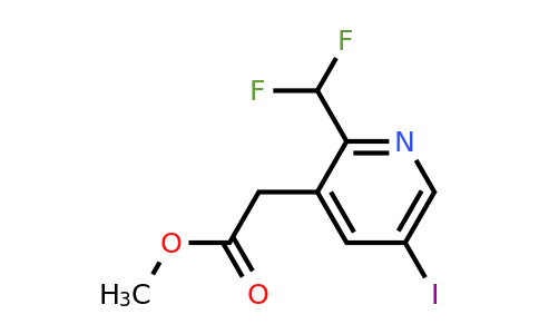 1805320-80-2 | Methyl 2-(difluoromethyl)-5-iodopyridine-3-acetate