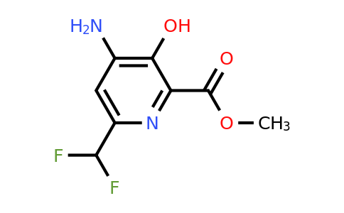 1805329-02-5 | Methyl 4-amino-6-(difluoromethyl)-3-hydroxypyridine-2-carboxylate
