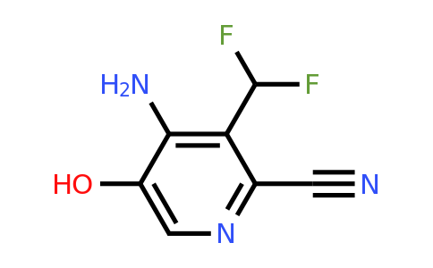 1805334-84-2 | 4-Amino-2-cyano-3-(difluoromethyl)-5-hydroxypyridine