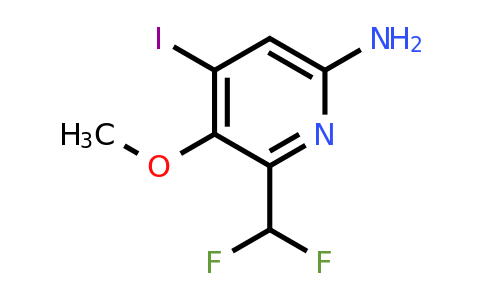1805337-90-9 | 6-Amino-2-(difluoromethyl)-4-iodo-3-methoxypyridine