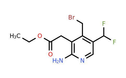 1805339-08-5 | 2-amino-4-(bromometil)-5-(difluorometil)piridina-3-acetato de etilo