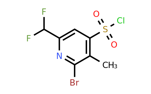 1805343-42-3 | 2-Bromo-6-(difluoromethyl)-3-methylpyridine-4-sulfonyl chloride