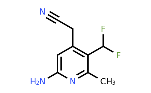 1805347-04-9 | 6-Amino-3-(difluoromethyl)-2-methylpyridine-4-acetonitrile