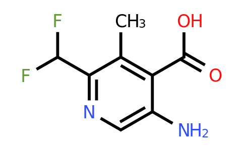 1805348-75-7 | 5-Amino-2-(difluoromethyl)-3-methylpyridine-4-carboxylic acid