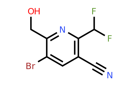 1805354-03-3 | 3-Bromo-5-cyano-6-(difluoromethyl)pyridine-2-methanol