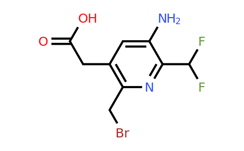 1805389-20-1 | 3-Amino-6-(bromomethyl)-2-(difluoromethyl)pyridine-5-acetic acid