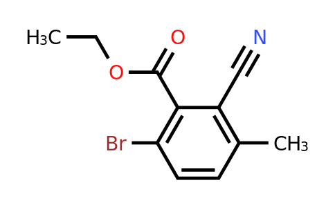 1805414-60-1 | Ethyl 6-bromo-2-cyano-3-methylbenzoate