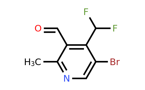 1805433-94-6 | 5-Bromo-4-(difluoromethyl)-2-methylpyridine-3-carboxaldehyde