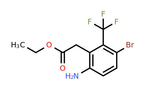 1805453-53-5 | Ethyl 6-amino-3-bromo-2-(trifluoromethyl)phenylacetate