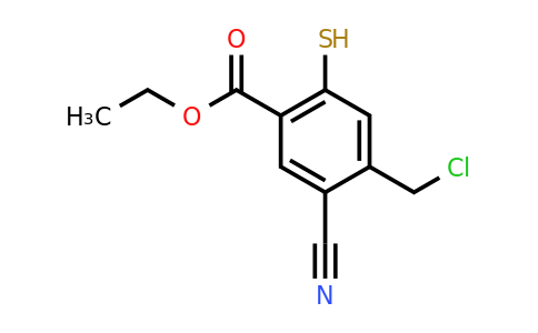 1805488-57-6 | Ethyl 4-chloromethyl-5-cyano-2-mercaptobenzoate