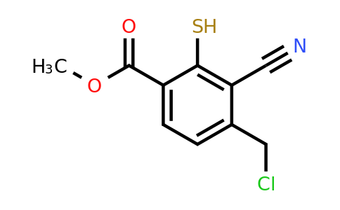 1805488-73-6 | Methyl 4-chloromethyl-3-cyano-2-mercaptobenzoate