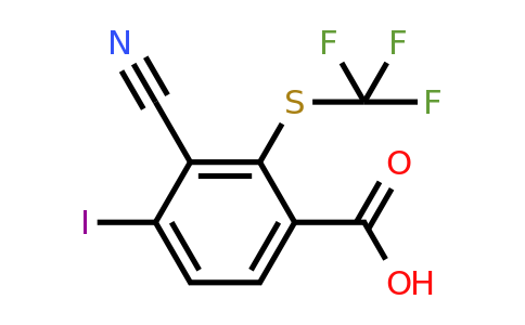 1805500-11-1 | 3-Cyano-4-iodo-2-(trifluoromethylthio)benzoic acid