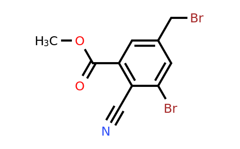 1805517-33-2 | Methyl 3-bromo-5-bromomethyl-2-cyanobenzoate