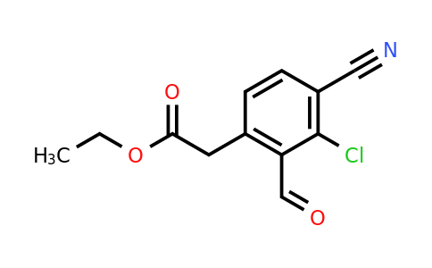 1805567-70-7 | 3-cloro-4-ciano-2-formilfenilacetato de etilo