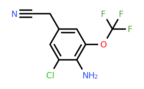 1805619-66-2 | 4-Amino-3-chloro-5-(trifluoromethoxy)phenylacetonitrile